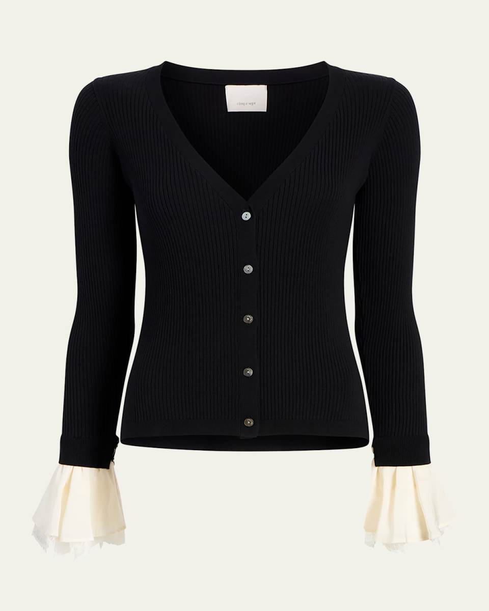 Bernadette Ribbed Cardigan